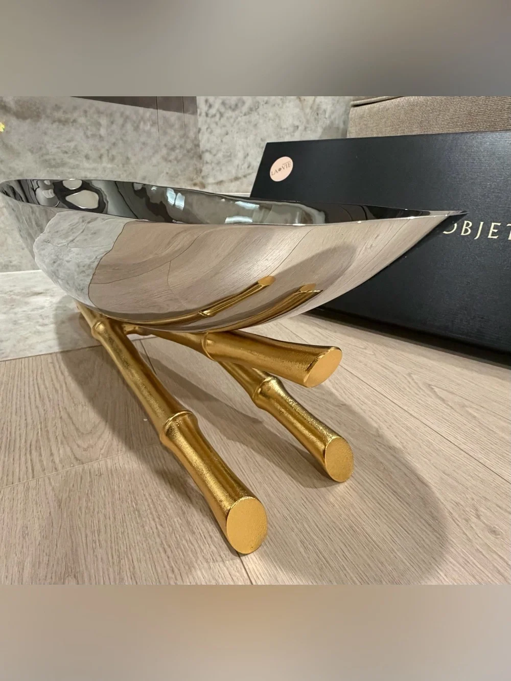 L’OBJET Bambou Serving Boat - Large